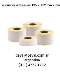 etiquetas adhesivas 135 x 132 mm x mm