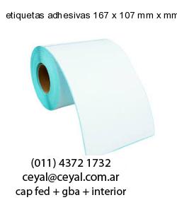 etiquetas adhesivas 167 x 107 mm x mm