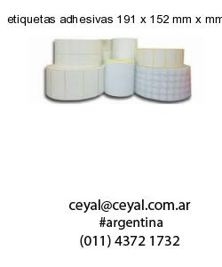 etiquetas adhesivas 191 x 152 mm x mm