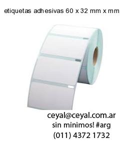 etiquetas adhesivas 60 x 32 mm x mm