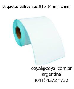 etiquetas adhesivas 61 x 51 mm x mm