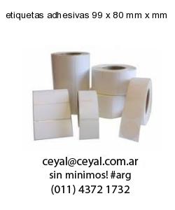 etiquetas adhesivas 99 x 80 mm x mm