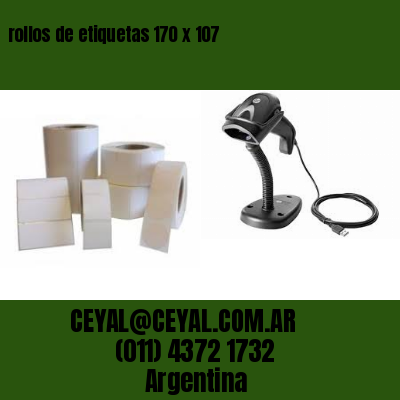 rollos de etiquetas 170 x 107