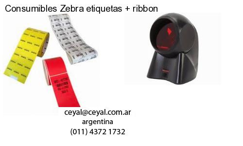 Consumibles Zebra etiquetas   ribbon