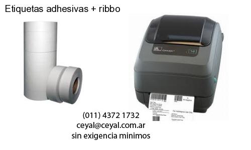 Etiquetas adhesivas   ribbo