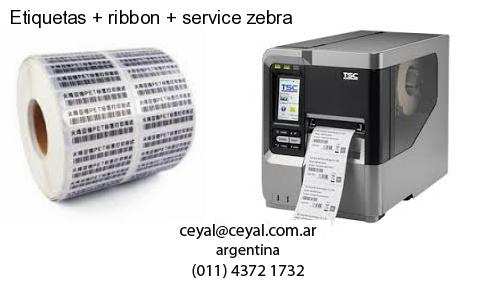 Etiquetas   ribbon   service zebra