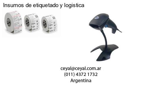 Insumos de etiquetado y logistica