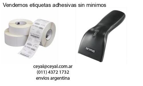 Vendemos etiquetas adhesivas sin minimos