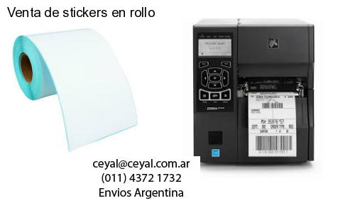 Venta de stickers en rollo