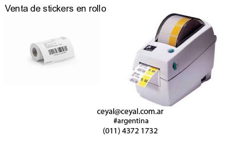 Venta de stickers en rollo