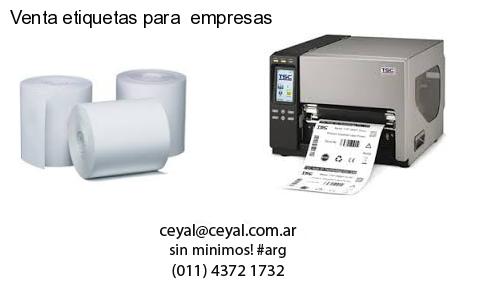 Venta etiquetas para  empresas