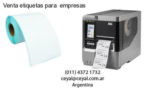 Venta etiquetas para  empresas