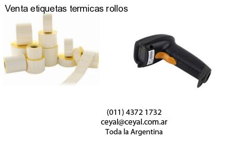 Venta etiquetas termicas rollos