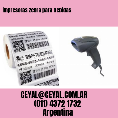 impresoras zebra para bebidas