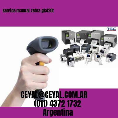 service manual zebra gk420t