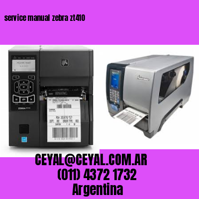 service manual zebra zt410