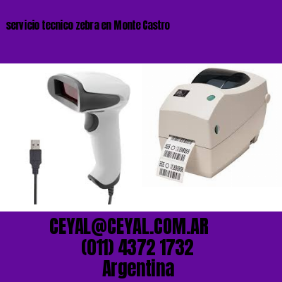 servicio tecnico zebra en Monte Castro