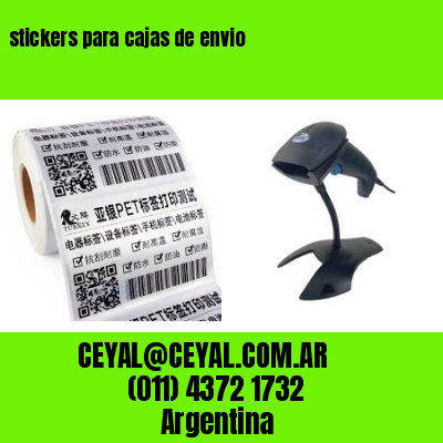 stickers para cajas de envio