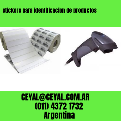 stickers para identificacion de productos