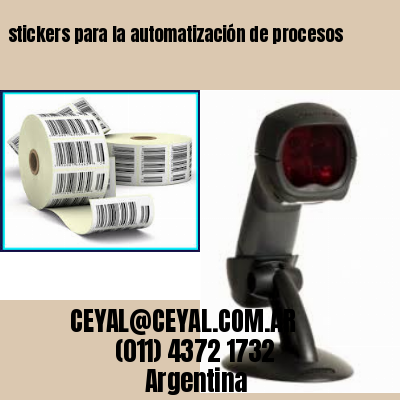 stickers para la automatización de procesos