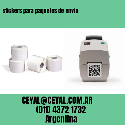 stickers para paquetes de envio