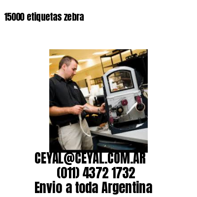 15000 etiquetas zebra