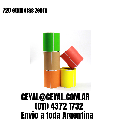 720 etiquetas zebra