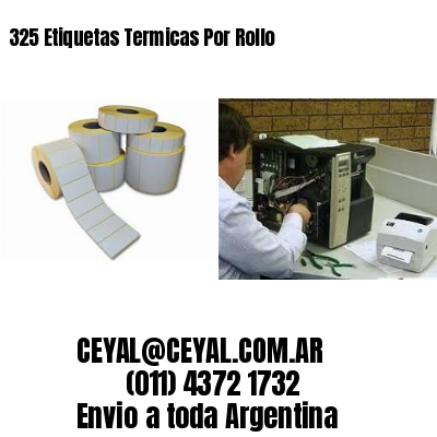 325 Etiquetas Termicas Por Rollo