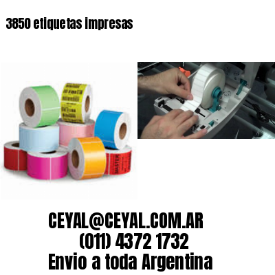 3850 etiquetas impresas