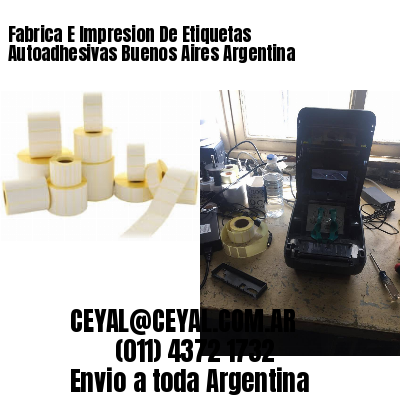 Fabrica E Impresion De Etiquetas Autoadhesivas Buenos Aires Argentina