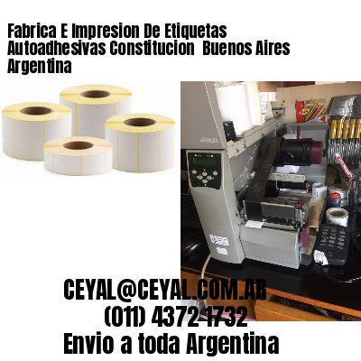 Fabrica E Impresion De Etiquetas Autoadhesivas Constitucion  Buenos Aires Argentina