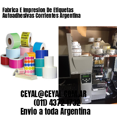 Fabrica E Impresion De Etiquetas Autoadhesivas Corrientes Argentina