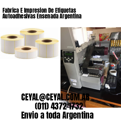 Fabrica E Impresion De Etiquetas Autoadhesivas Ensenada Argentina
