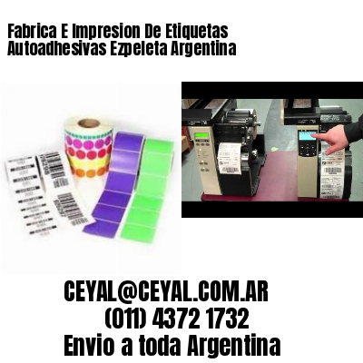 Fabrica E Impresion De Etiquetas Autoadhesivas Ezpeleta Argentina