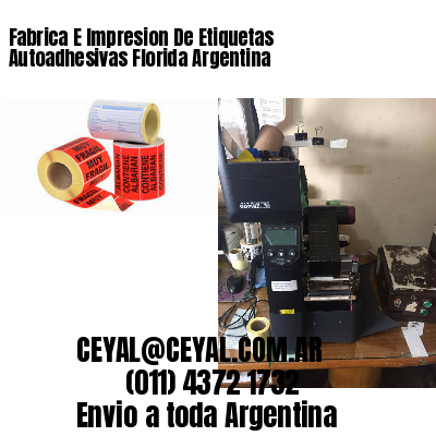 Fabrica E Impresion De Etiquetas Autoadhesivas Florida Argentina