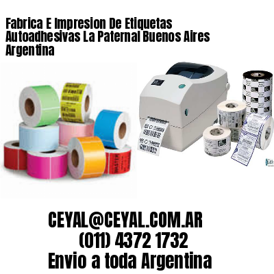 Fabrica E Impresion De Etiquetas Autoadhesivas La Paternal Buenos Aires Argentina
