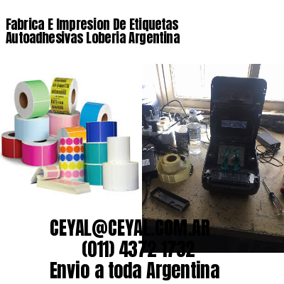 Fabrica E Impresion De Etiquetas Autoadhesivas Loberia Argentina