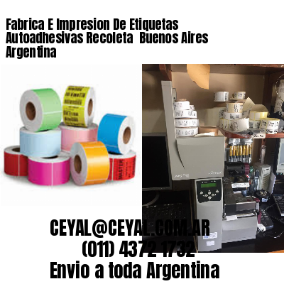 Fabrica E Impresion De Etiquetas Autoadhesivas Recoleta  Buenos Aires Argentina