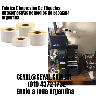 Fabrica E Impresion De Etiquetas Autoadhesivas Remedios de Escalada Argentina