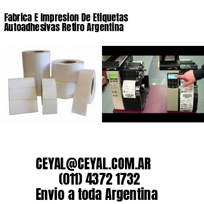 Fabrica E Impresion De Etiquetas Autoadhesivas Retiro Argentina