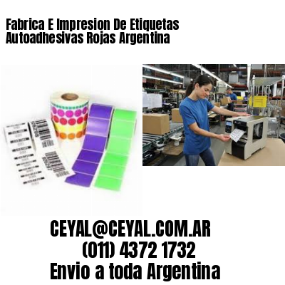 Fabrica E Impresion De Etiquetas Autoadhesivas Rojas Argentina