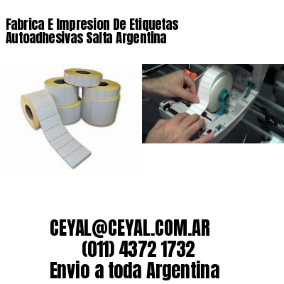 Fabrica E Impresion De Etiquetas Autoadhesivas Salta Argentina