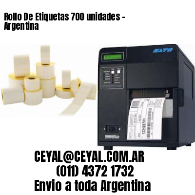 Rollo De Etiquetas 700 unidades – Argentina