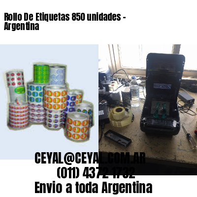 Rollo De Etiquetas 850 unidades – Argentina