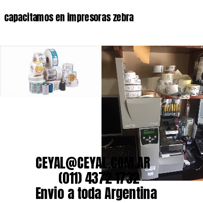 capacitamos en impresoras zebra