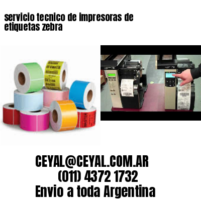 servicio tecnico de impresoras de etiquetas zebra