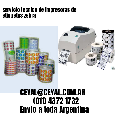 servicio tecnico de impresoras de etiquetas zebra