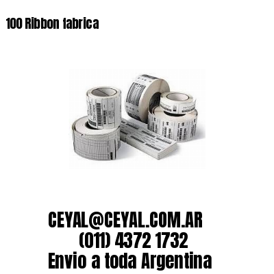 100 Ribbon fabrica