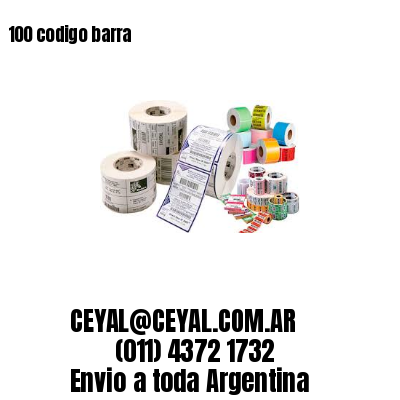 100 codigo barra