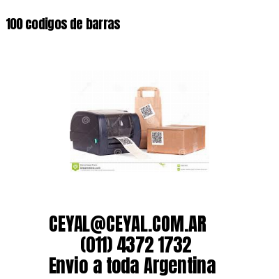 100 codigos de barras